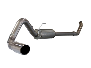 aFe Power 49-42005 Large Bore-HD 4" 409 Stainless Steel Cat-Back Exhaust System for 2003-2004 Dodge 5.9L Cummins