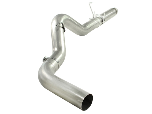 aFe Power 49-42016 Large Bore-HD 5" 409 Stainless Steel DPF-Back Exhaust System for 2007.5-2012 Dodge 6.7L Cummins