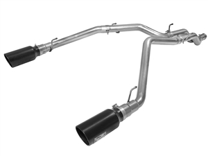 aFe Power 49-42044-B Large Bore-HD 3" 409 Stainless Steel DPF-Back Exhaust System for 2014-2016 Ram 3.0L EcoDiesel