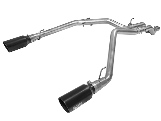 aFe Power 49-42044-B Large Bore-HD 3" 409 Stainless Steel DPF-Back Exhaust System for 2014-2016 Ram 3.0L EcoDiesel