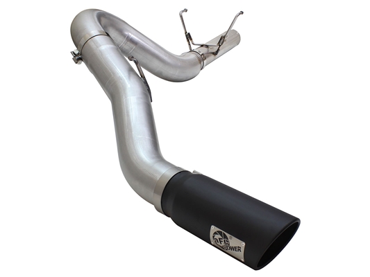 aFe Power 49-42051-1B Large Bore-HD 5" 409 Stainless Steel DPF-Back Exhaust System for 2013-2016 RAM 6.7L Cummins