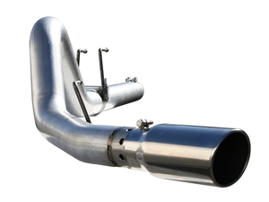 aFe Power 49-43006 Large Bore-HD 4" 409 Stainless Steel DPF-Back Exhaust System for 2008-2010 Ford 6.4L Powerstroke