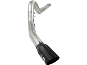 aFe Power 49-43054-B Large Bore-HD 5" 409 Stainless Steel DPF-Back Exhaust System for 2008-2010 Ford 6.4L Powerstroke