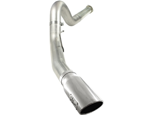 aFe Power 49-43055-P Large Bore-HD 5" 409 Stainless Steel DPF-Back Exhaust System for 2011-2014 Ford 6.7L Powerstroke