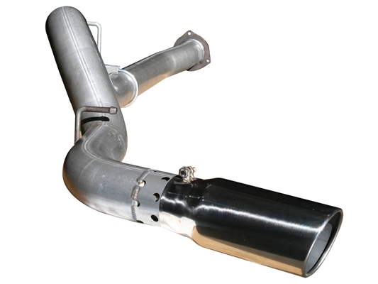 aFe Power 49-44004 Large Bore-HD 4" 409 Stainless Steel DPF-Back Exhaust System for 2007.5-2010 GM 6.6L Duramax LMM