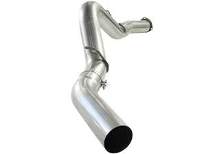 aFe Power 49-44040 Large Bore-HD 5" 409 Stainless Steel DPF-Back Exhaust System for 2007.5-2010 GM 6.6L Duramax LMM