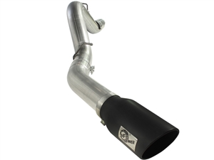 aFe Power 49-44041-B Large Bore-HD 5" 409 Stainless Steel DPF-Back Exhaust System for 2011-2016 GM 6.6L Duramax LML