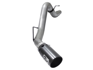 aFe Power 49-44064-B Large Bore-HD 3.5" 409 Stainless Steel DPF-Back Exhaust System for 2016 GM 2.8L Duramax LWN