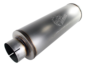 aFe Power 49-91012 MACH Force-Xp 4" Muffler 409 Stainless Steel for 5" Exhaust Systems