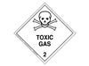 Class 2.3 Toxic Gas - 250 mm label