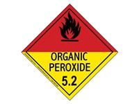 Class 5.2 Organic Peroxide  - 250 mm label