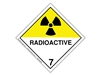 Class 7 Radioactive - 250 mm label