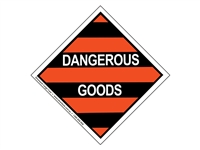 Mixed Class Dangerous Goods - 250 mm label