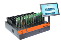 SuperCopier Desktop  12 NVMe PCIE4.0 drive duplicator - multiple ports NVMe SSD duplication, cloning, imaging, erase, and format unit with extreme speed, and with multiple session operations