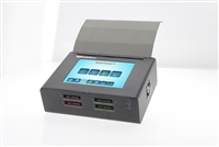 SuperCopier 8" SAS -  Touchscreen color LCD display, 4 SAS ports and 8 USB3.2 ports hard drive duplicator, TB 4.0