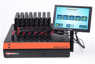 SuperImager Plus  Desktop XL Forensic Imaging Lab Unit - 8 SAS/SATA-3,  8 USB3.0 , 2 USB3.1,  e-SATA