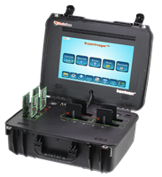 SuperImager Plus Portable Rugged Forensic lab - 15.6" LCD display and 4 SAS/SATA, 4  U.2 NVMe , TB4, and 10 Gigabit Ethernet