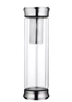 Double Steel Wall and Cap Infuser Bottle