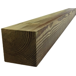 Treated Lumber(Common: 6-in x 6-in x 12-Ft; Actual: 5.5-in x 5.5-in x 12 Feet) Pressure Treated Lumber