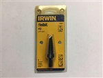 Irwin I-10233 Unbit #3 1/4" to 3/4" Step-Drill Bit, 3/8-Inch Shank