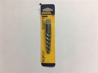 Irwin I-53406 EX-6 Spiral Screw Extractor