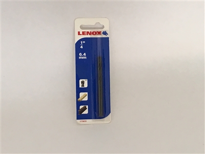 Lenox 1779810 1/4" Pilot Drill 3L, 5L, 6L, 7L