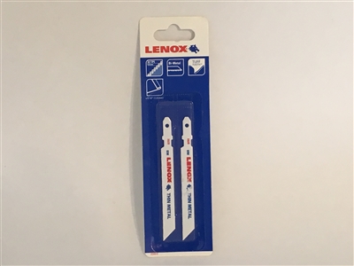 Lenox 20803 3-5/8" Jig Saw Blades, Bi-Metal T-shank 32 TPI