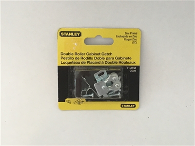 Stanley Hardware 710130 Zinc Plated Double Roller Cabinet Catch