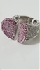 EE1500HRT  Chic CZ Heart Shape Ring