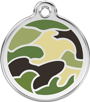 Red Dingo Large Camouflage Tag - 3 Colors