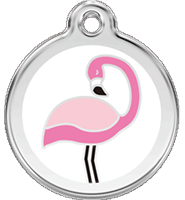 Red Dingo Large Flamingo Tag