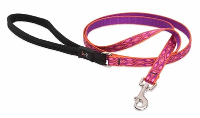 Lupine 1/2" Alpen Glow 4' Padded Handle Leash