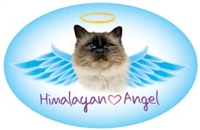 Himalayan Angel Oval Magnet - A73