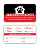 Emergency Pet Card - Made in the USA
