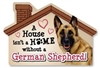 A House Isn't a Home without a German Shepherd Magnet