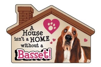 A House Isn't a Home without a Bassett Hound Magnet