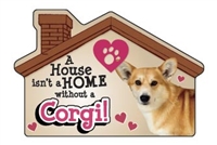 A House Isn't a Home without a Welsh Corgi Magnet
