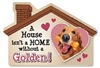 A House Isn't a Home without a Golden Retriever Magnet