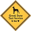Great Dane Taxi Service Magnet 9" - YPT16-9