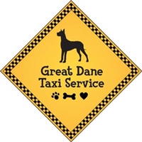 Great Dane Taxi Service Magnet 9" - YPT16-9