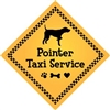 Pointer Taxi Service Magnet 9" - YPT22-9