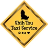 Shih Tzu Taxi Service Magnet 9" - YPT30-9