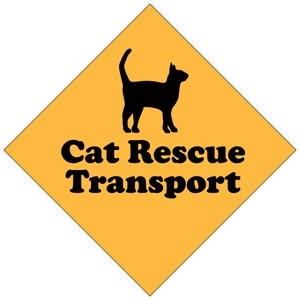 Cat Rescue Transport Magnet 9" - YPT6-9