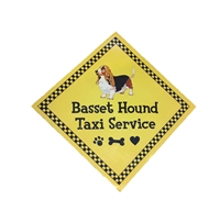 Bassett Taxi Service Magnet 6"