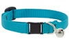 Lupine 1/2" Aqua Safety Cat Collar with Bell