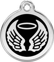 Red Dingo Medium Angel Wings Tag - 11 Colors