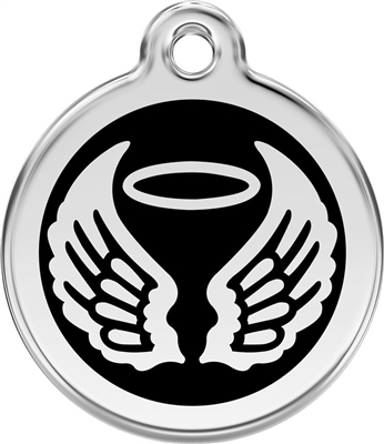 Red Dingo Medium Angel Wings Tag - 11 Colors