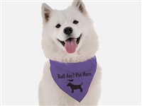 Bandoggies Ruff day? Pet Here Bandana - Small