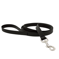 Lupine 3/4" Splash BioThane Jet Black 6' Leash