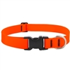 Lupine 1" Splash BioThane Neon Orange 12-20" Adjustable Collar